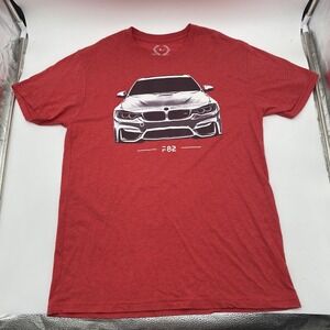 BMW Motorsports F82 Coupe Racing T Shirt Red Mens Large VGC